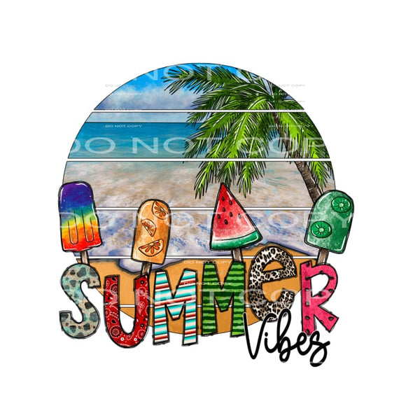 Summer #3540 Sublimation transfers - Heat Transfer Graphic