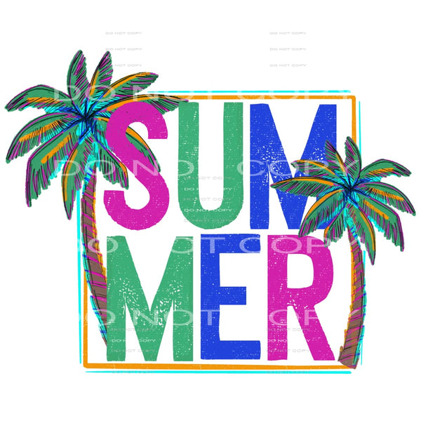 Summer #4244 Sublimation transfers - Heat Transfer Graphic
