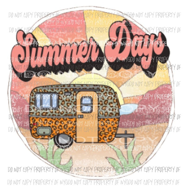 Summer days Sublimation transfers Heat Transfer