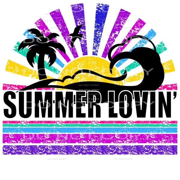 summer lovin #6975 Sublimation transfers - Heat Transfer