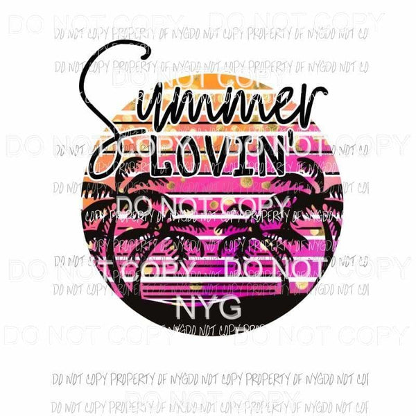 Summer Lovin Sublimation transfers Heat Transfer
