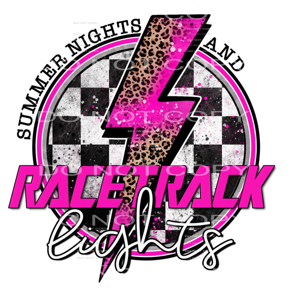 summer nights and racetrack lights #6040 Sublimation 