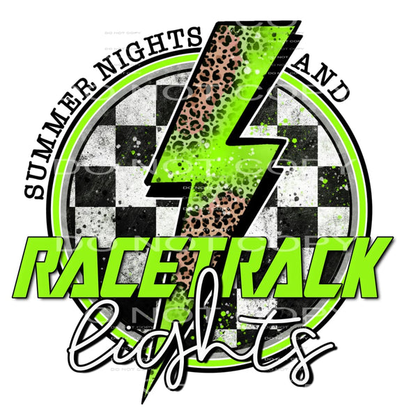summer nights and racetrack lights #6041 Sublimation 