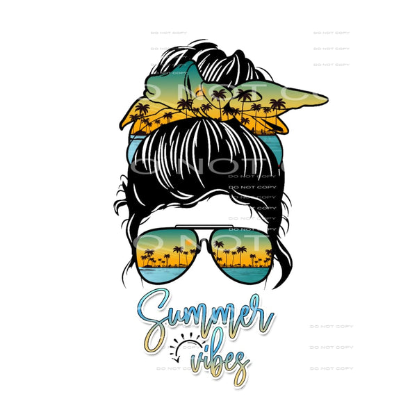 Summer Vibes #4527 Sublimation transfers - Heat Transfer