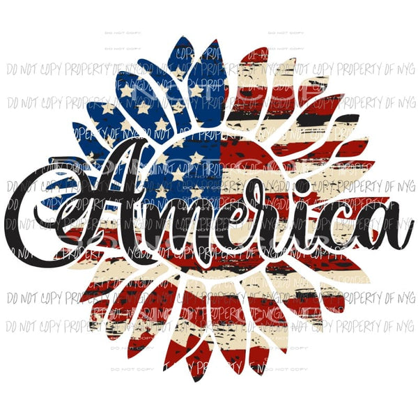 Sunflower America Sublimation transfers Heat Transfer