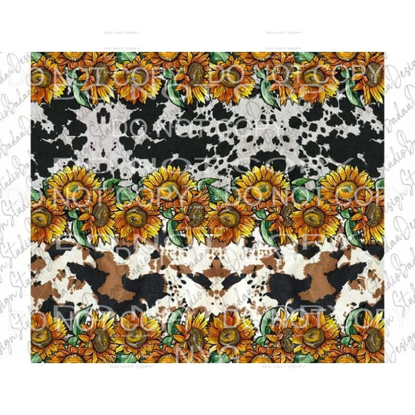 sunflower cowhide sheet # 3 1.00 Sublimation transfers - 