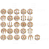 sunflower serape monogram letters put letters in notes 
