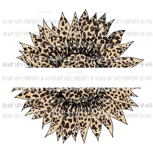 Sunflower with Banner Sublimation transfers Heat Transfer