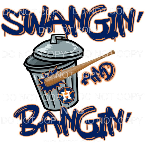 Swangin and Bangin Houston Astros # 3026 Sublimation 