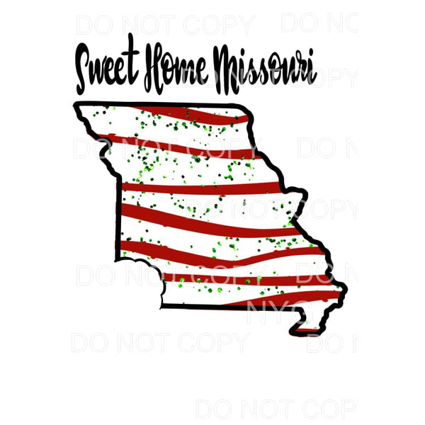 sweet home Missouri Tree # 2008 Sublimation transfers - Heat