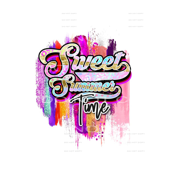 Sweet Summer Time #4506 Sublimation transfers - Heat
