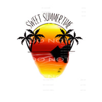 sweet summer time #6655 Sublimation transfers - Heat 