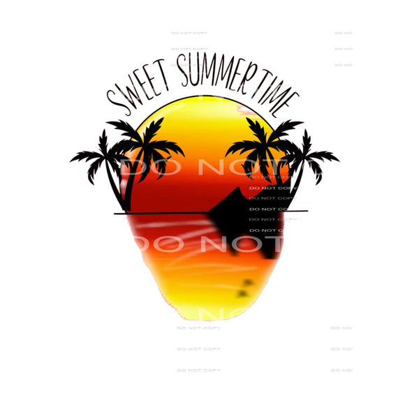 sweet summer time #6655 Sublimation transfers - Heat 