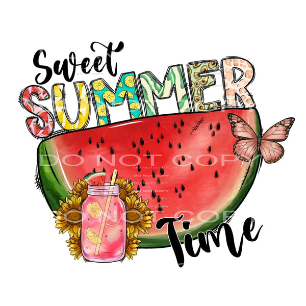 sweet summer time #7212 Sublimation transfers - Heat 
