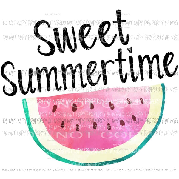 Sweet Summertime Watermelon Sublimation transfers Heat Transfer
