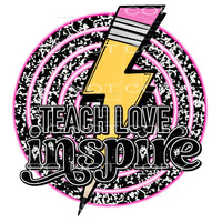 teach love inspire #6555 Sublimation transfers - Heat 