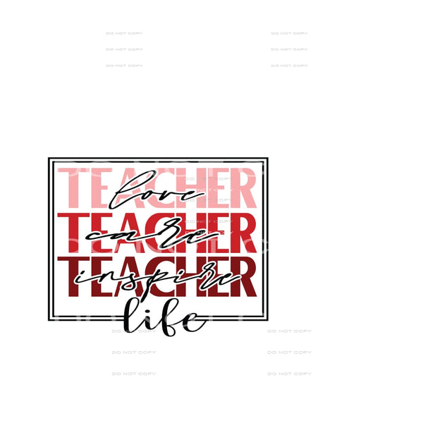 teacher #6142 Sublimation transfers - Heat Transfer