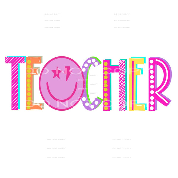 teacher #7214 Sublimation transfers - Heat Transfer