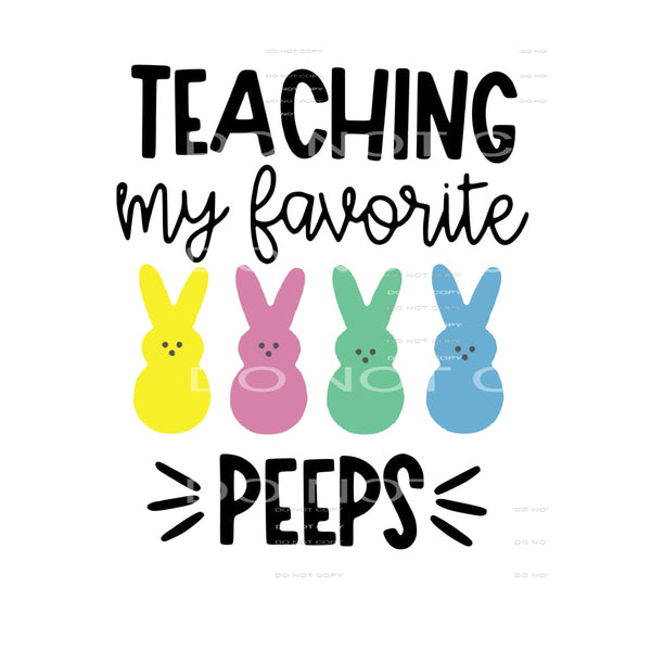 teaching my favorite peeps # 10041 Sublimation transfers - 