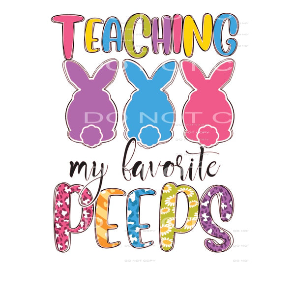 teaching my favorite peeps #6138 Sublimation transfers - 