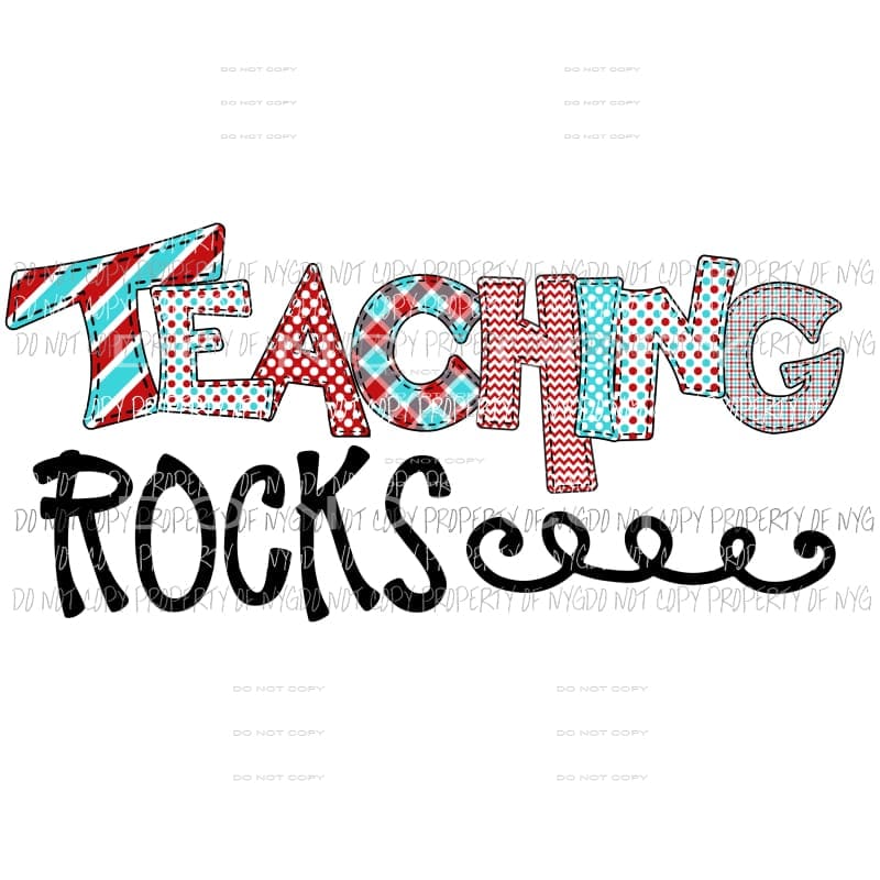 martodesigns - Teaching Rocks #1 Dr Seuss Sublimation