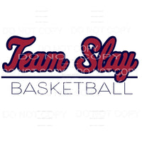 Team Slay Basketball custom Sublimation transfers - Heat 