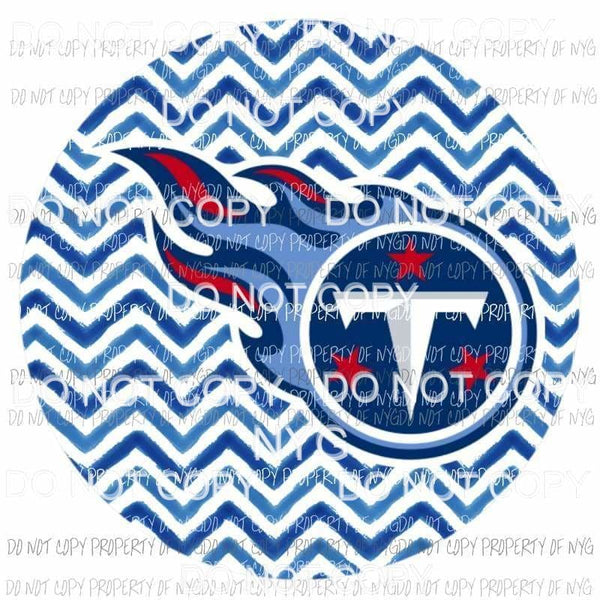 Tennessee Titans chevron circle Sublimation transfers Heat Transfer