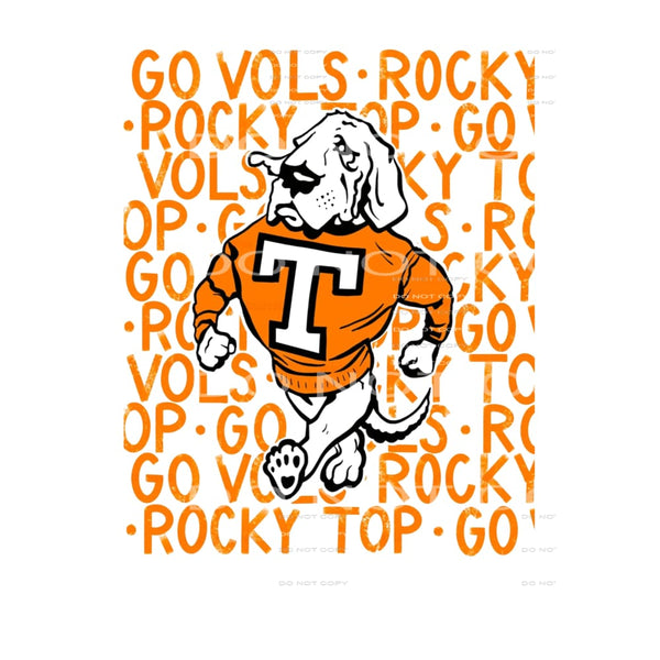 tennessee vols dog Sublimation transfers - Heat Transfer