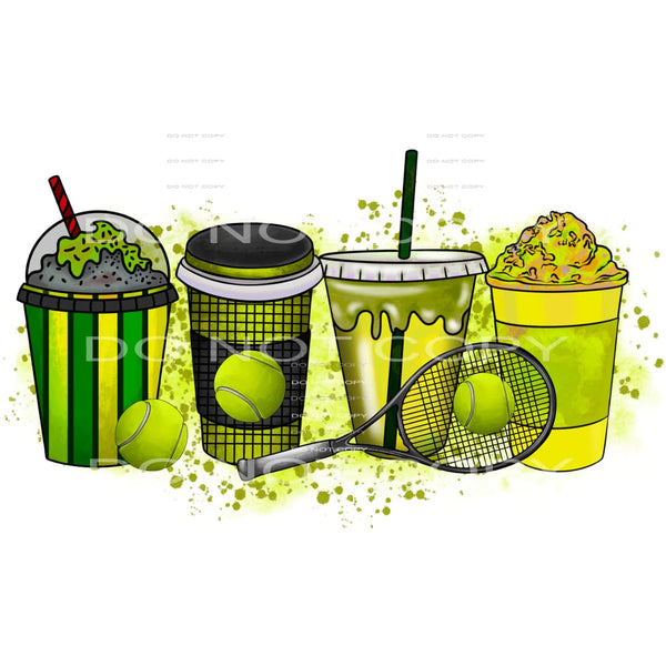Tennis Drinks # 2108 Sublimation transfers - Heat Transfer