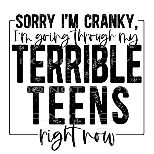terrible teens #6501 Sublimation transfers - Heat Transfer