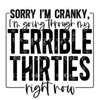 terrible thirties #4795 Sublimation transfers - Heat 