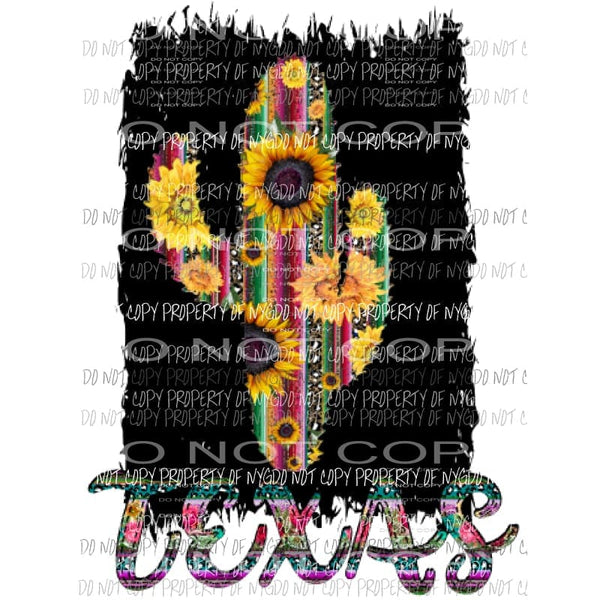 Texas Cactus Sublimation transfers Heat Transfer