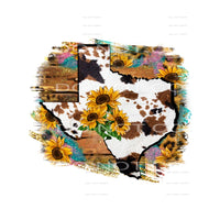 Texas cowhide # 4070 Sublimation transfers - Heat Transfer
