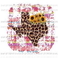 Texas Leopard Serape sunflowers 2 Sublimation transfers Heat Transfer