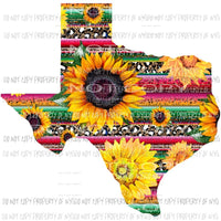 Texas serape sunflower Sublimation transfers Heat Transfer