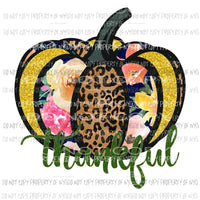 thankful pumpkin Sublimation transfers Heat Transfer