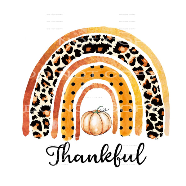 thankful rainbow #7557 Sublimation transfers - Heat Transfer