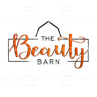 The Beauty Barn Custom Sublimation transfers - Heat Transfer
