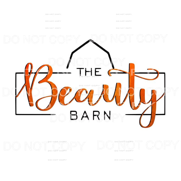 The Beauty Barn Custom Sublimation transfers - Heat Transfer