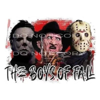 the boys of fall #7781 Sublimation transfers - Heat Transfer