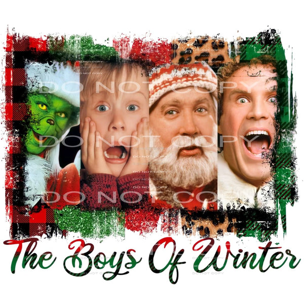 the boys of winter #7379 Sublimation transfers - Heat 