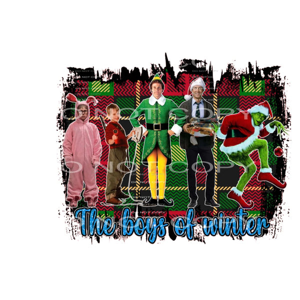 the boys of winter #7533 Sublimation transfers - Heat 
