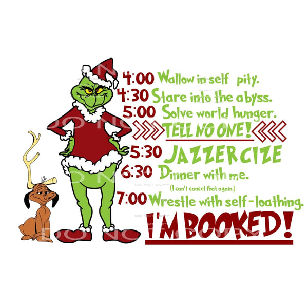 The Grinch #7438 Sublimation transfers - Heat Transfer