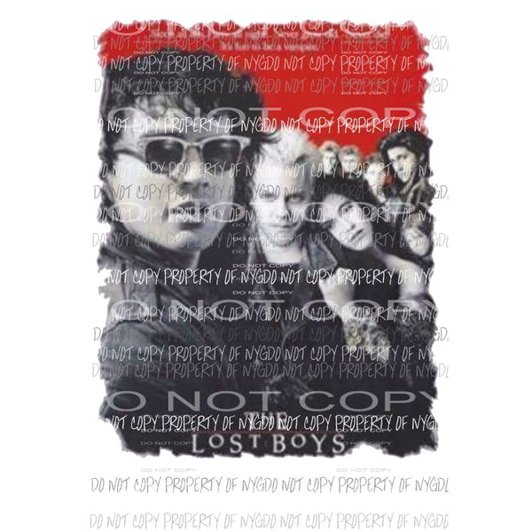 The Lost Boys Sublimation transfers Heat Transfer
