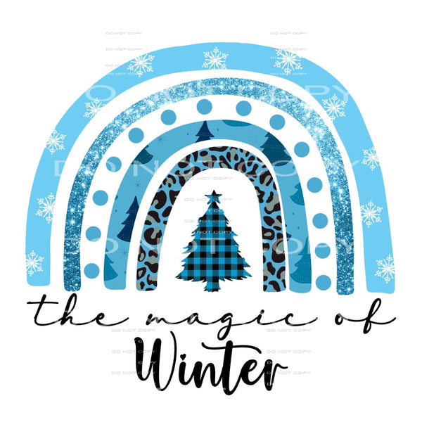 the magic of winter #7532 Sublimation transfers - Heat 