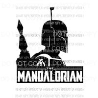 The Mandalorian star wars movie Sublimation transfers Heat Transfer