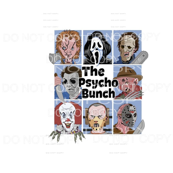 The psycho bunch HORROR jason freddie mike myers IT 