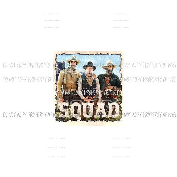 the sacketts squad Sublimation transfers Heat Transfer