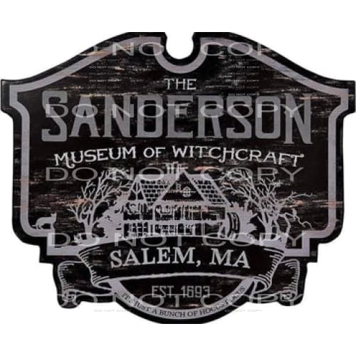 the Sanderson museum of witchcraft #7765 Sublimation 