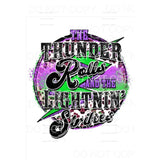 The thunder rolls and the lightning strikes # 5 Sublimation 